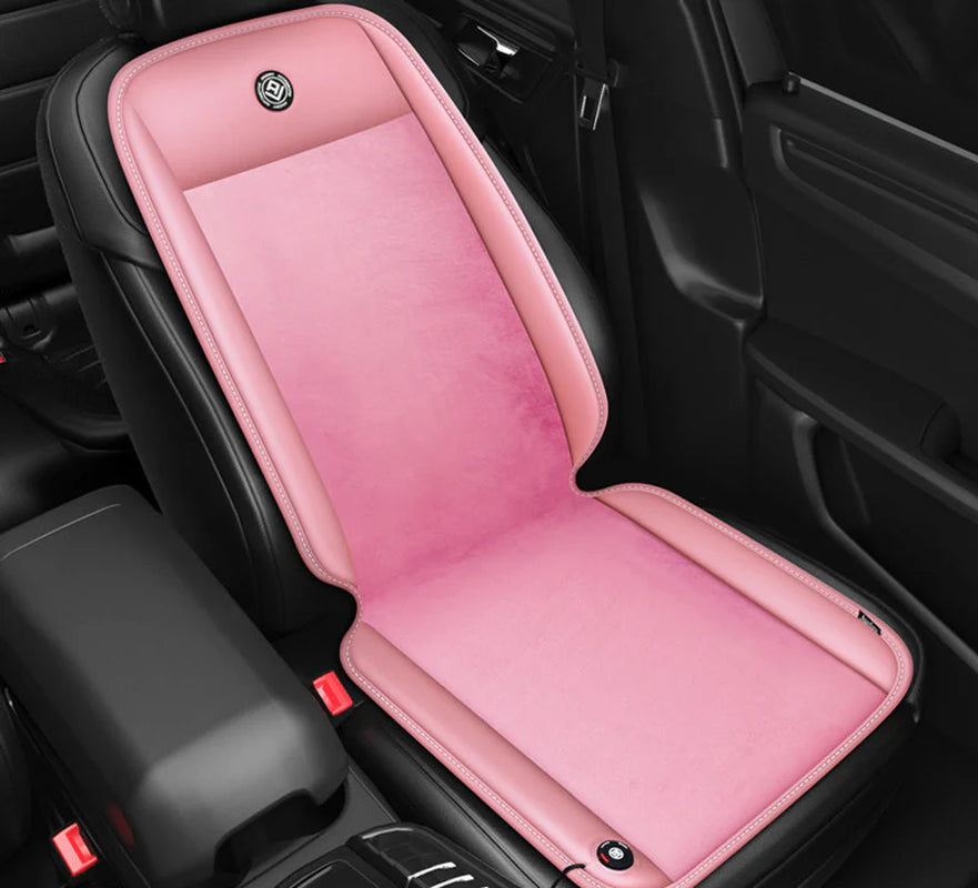 Universal 12V Car Seat Warmer Plush Heating Cushion with Graphene Tech