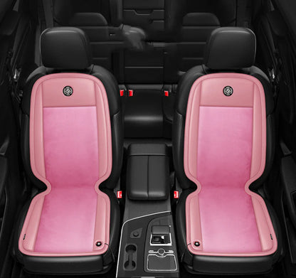 Universal 12V Car Seat Warmer Plush Heating Cushion with Graphene Tech